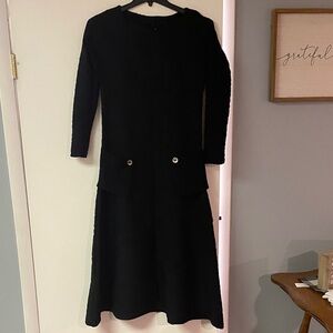❤️SOLD❤️Chic Black Long Sleeve Dress